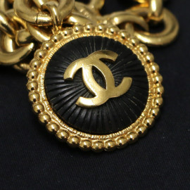 Ceinture CHANEL triple rangs dorés Vintage