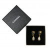 Boucles d'oreille CHANEL perle poire