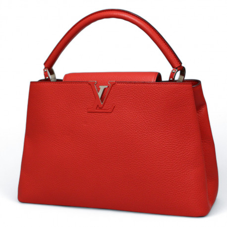 Capucine LOUIS VUITTON cuir rouge