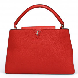 Capucine LOUIS VUITTON cuir rouge