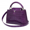 Sac Capucine LOUIS VUITTON crocodile violet