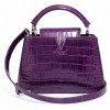 Sac Capucine LOUIS VUITTON crocodile violet