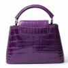 Sac Capucine LOUIS VUITTON crocodile violet