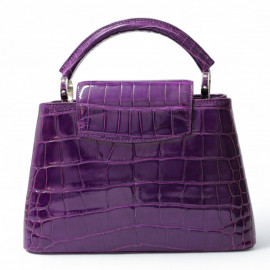 Sac Capucine  LOUIS VUITTON crocodile violet