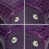 Sac Capucine LOUIS VUITTON crocodile violet