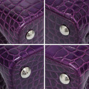 Sac Capucine  LOUIS VUITTON crocodile violet