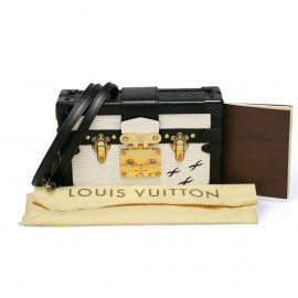 Petite malle LOUIS VUITTON blanche