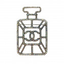 Broche CHANEL flacon de parfum cristaux