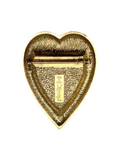 Broche coeur YSL Vintage