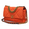 Sac à rabat 19 CHANEL orange