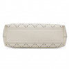 Cabas CHANEL blanc cuir grainé