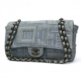 Timeless denim CHANEL denim bleu clair