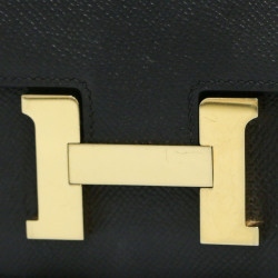 Sac Constance 18 HERMES epsom noir