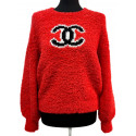 Teddy pullover CHANEL rouge T44