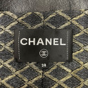 Veste cuir noir CHANEL T38