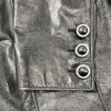 Veste cuir noir CHANEL T38