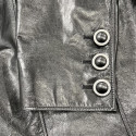 Veste cuir noir CHANEL T38