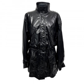 Imperméable CHANEL noir T 44 vinyl noir