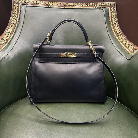 Kelly 35 HERMES box noir