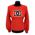 Teddy pullover CHANEL rouge T44