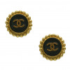 Clips CC ronds vintage CHANEL