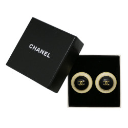 Clips ronds CHANEL vintage