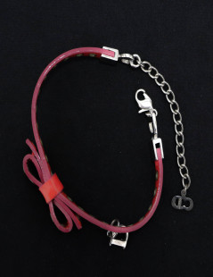 Bracelet DIOR noeud rouge