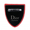 Ecusson DIOR rouge broderies