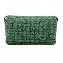 CHANEL 255 Flap Bag in Green Tweed