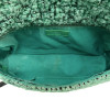 CHANEL 255 Flap Bag in Green Tweed