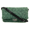 CHANEL 255 Flap Bag in Green Tweed