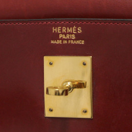 Kelly 32 HERMES retourné boxx rouge H