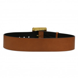 Ceinture YSL large marrron Vintage