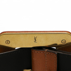 Ceinture YSL large marrron Vintage