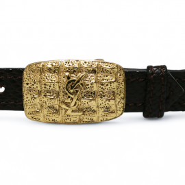 Ceinture YSL Vintage imitation serpent