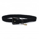 Ceinture YSL torsadée noire Vintage