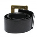 Ceinture YSL YVES SAINT LAURENT large marron