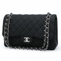 Jumbo CHANEL jersey noir