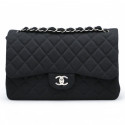 Jumbo CHANEL jersey noir