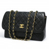 Sac CHANEL noir simple rabat