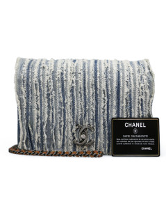 Sac CHANEL denim bleu