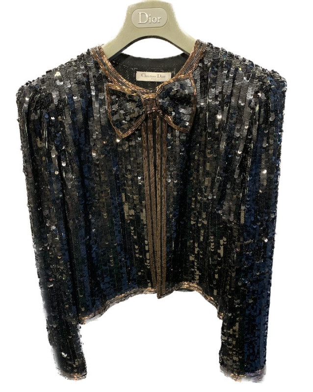 Veste CHRISTIAN DIOR sequins Vintage