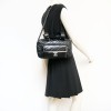 Black CHANEL quilted leather bag