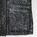 Veste T 34 CHANEL textile et cuir noir