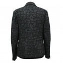 Blazer CHANEL T38 croisé coton noir