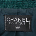 Veste CHANEL verte tweed