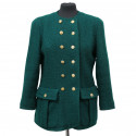 Veste CHANEL verte tweed