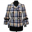 Veste CHANEL tweed multicolore