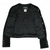 Veste CHANEL T38 tweed noir