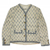 Veste CHANEL Couture T 38 beige bleue